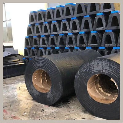 Carga de carga pesada atraque estable bajo costo de mantenimiento Fenders marinos cilíndricos Dock Rubber Bumper