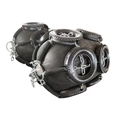 Absorción máxima de energía Fender de caucho inflable con construcción duradera para soluciones marinas confiables