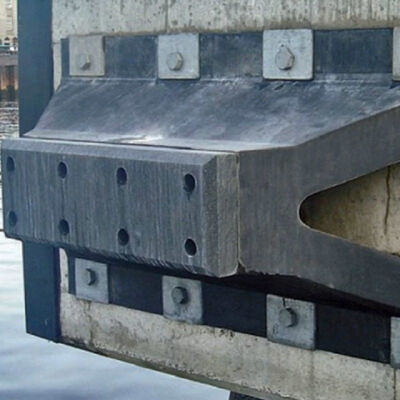 Fender de caucho de arco V Fender con alta absorción de energía Durabilidad anti-impacto y larga vida útil