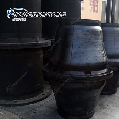 Fenders de caucho cónico con baja presión superficial Anti envejecimiento UV y fácil instalación para muelles marinos