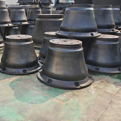 Fenders de caucho cónico con baja presión superficial Anti envejecimiento UV y fácil instalación para muelles marinos