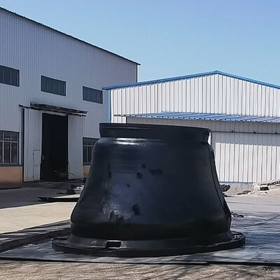 Fenders de goma cónica con alta absorción de energía, rendimiento angular estable y fuerza distribuida uniformemente para muelles marinos