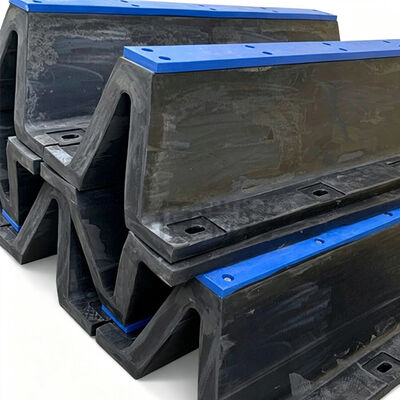 Parachoques de muelle de guardabarros marino con alta absorción de energía, construcción de goma duradera y bajo mantenimiento