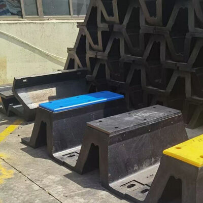 Parachoques de muelle de guardabarros marino con alta absorción de energía, construcción de goma duradera y bajo mantenimiento