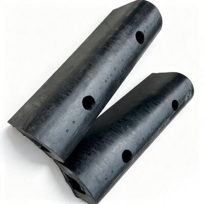 Anti Aging Shock Absorption Marine Grade Rubber D Type Fenders for Boat Docking